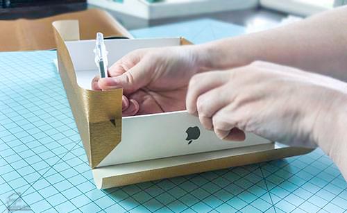 trimming contact paper