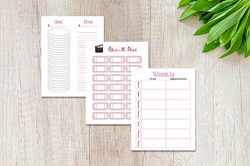 bullet journal printables
