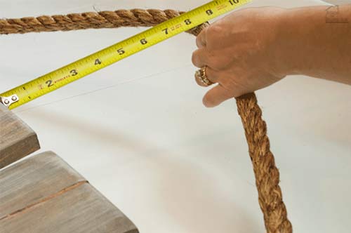 measuring for rope