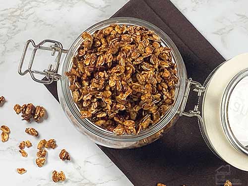 homemade honey nut granola