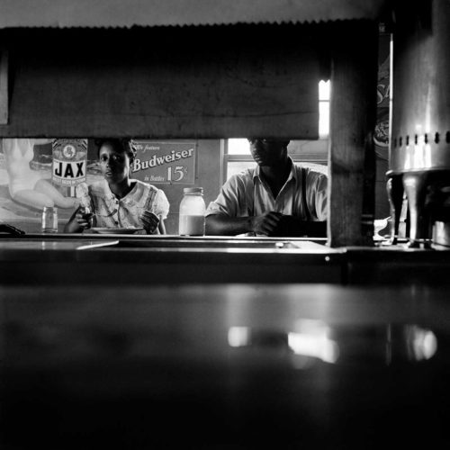 Restaurant Segregation, Mississippi - Photo by Dorothea Lange. Printed by Seth Dickerman