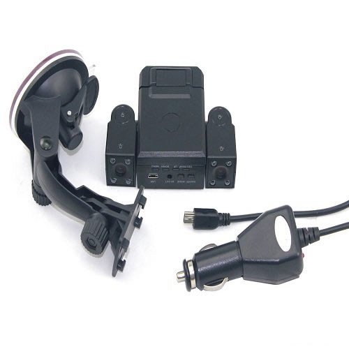 Cyber Araç içi Çift Kameralı Kayıt Cihazı An-4594