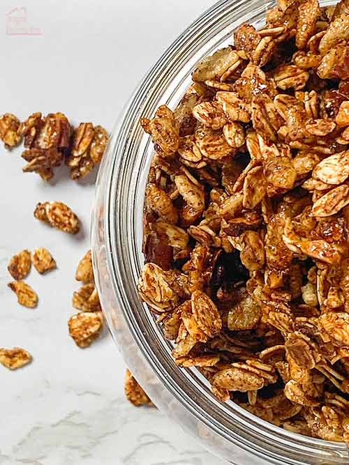 overhead of granola