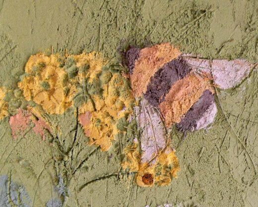 Hliněná omítka interiér čmelák Vladimír Voborník VobArt