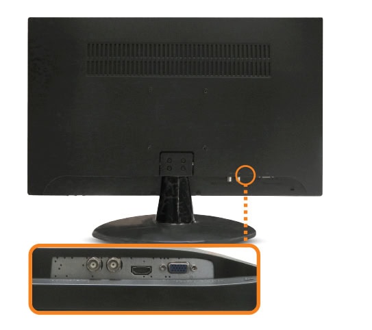 24-inch Full HD 1080p Security CCTV Monitor
