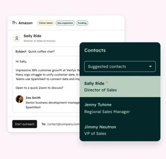 HubSpot Prospecting Agent Contact