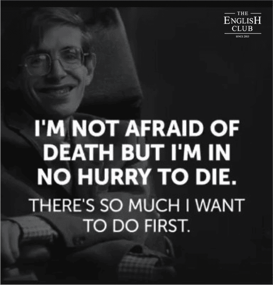 英語の名言:Stephen Hawking
