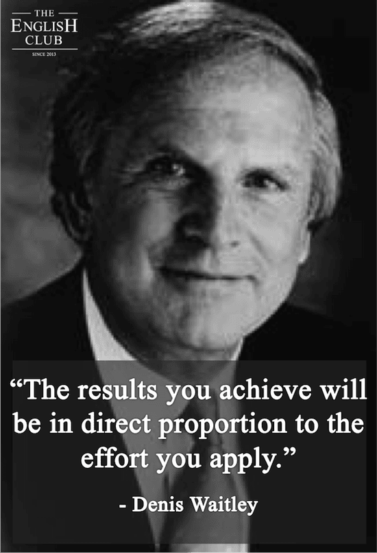 英語の名言:Denis Waitley