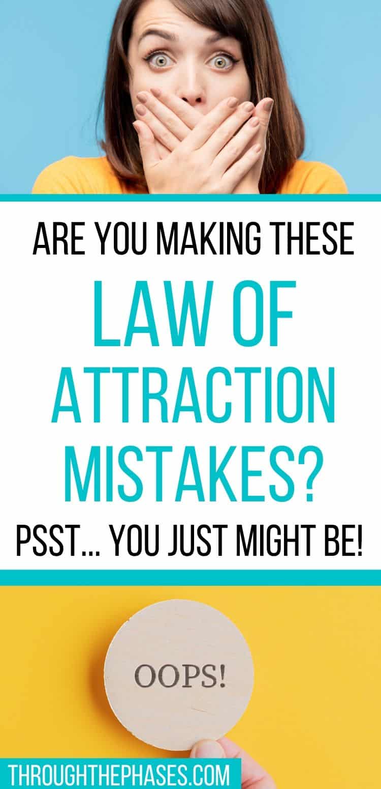law of attraction mistakes law of attraction mistakes