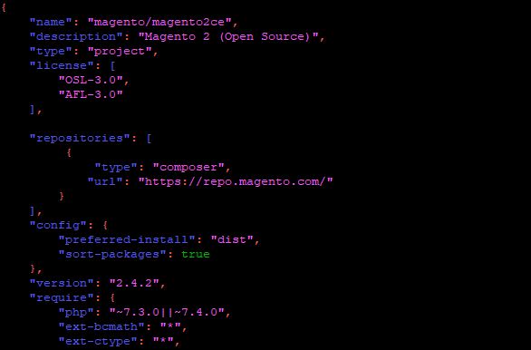 36. composer.json file edit