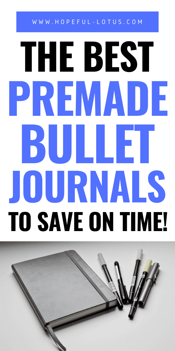 premade bullet journals the best premade bullet journals to save on time