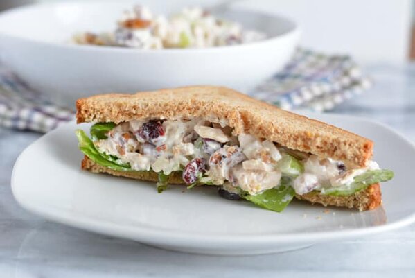 Chicken Salad with Pecan and Cranberries