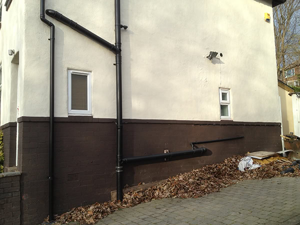 Adding A Downstairs Toilet Soil Pipe Work With Bathroom Installation In Leeds