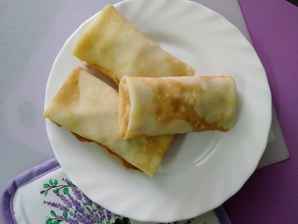 блины с курницейэ