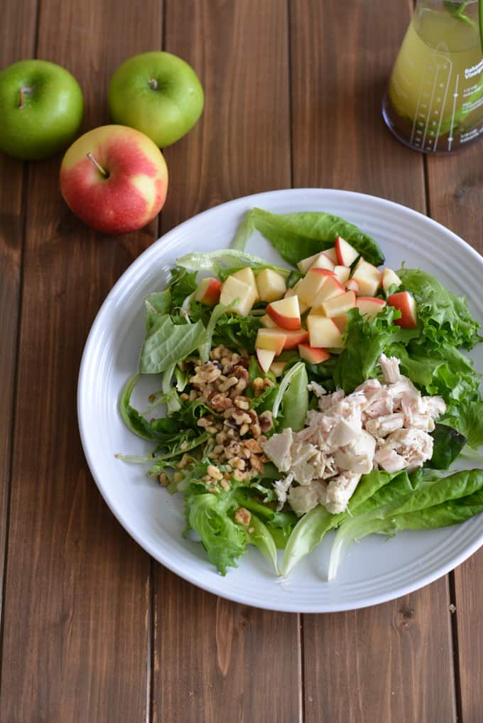 Apple walnut salad