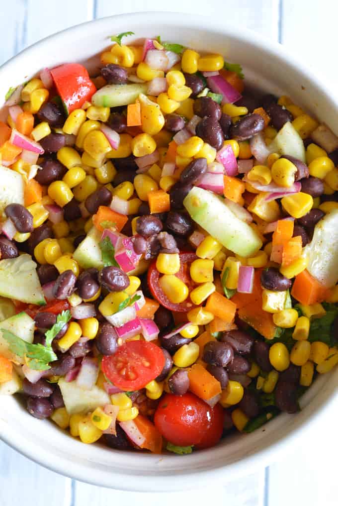 Black bean and corn salad