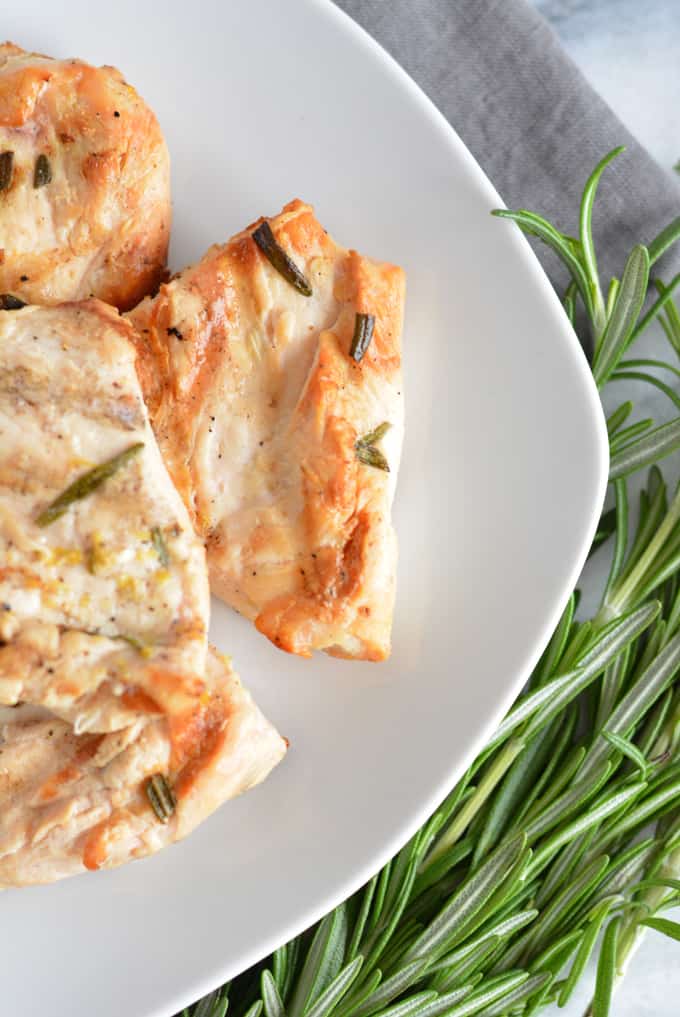 Grilled Rosemary Chicken marinated in a homemade marinade and grilled tender.