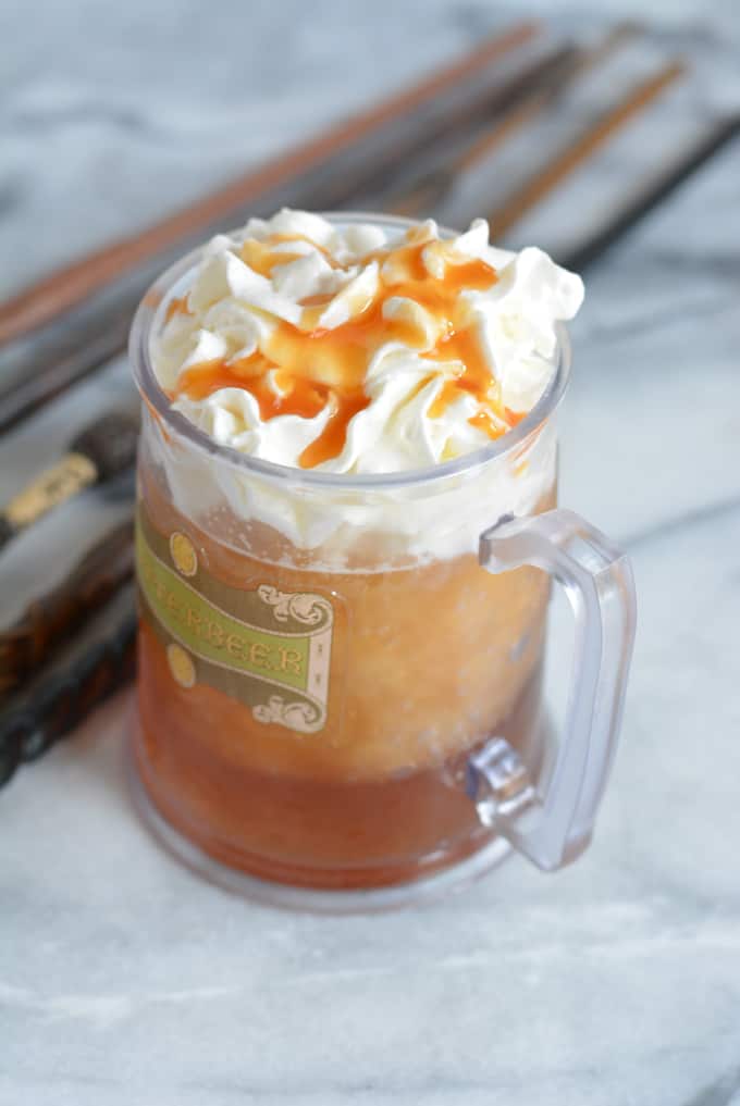 Homemade Butterbeer in a mug