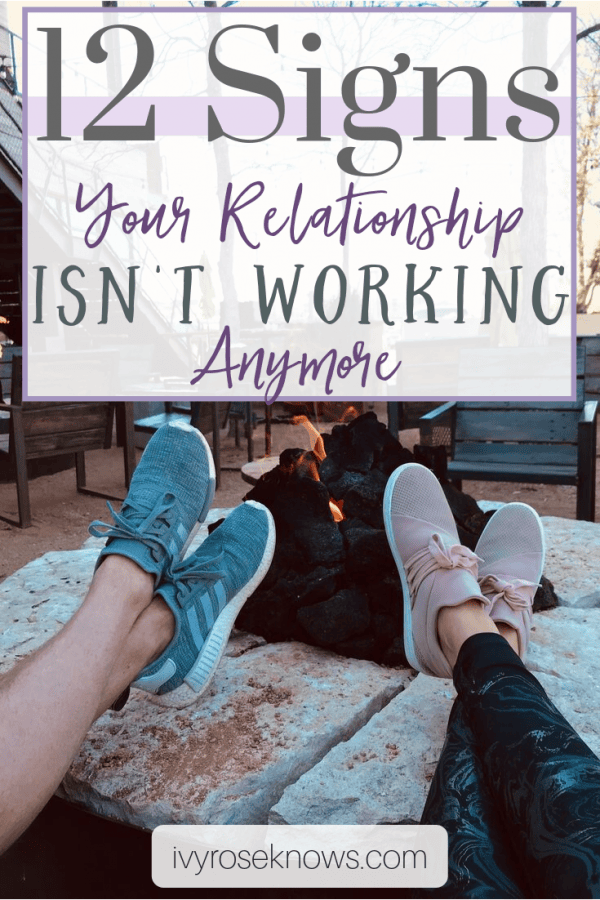 How do you know when a relationship is over?