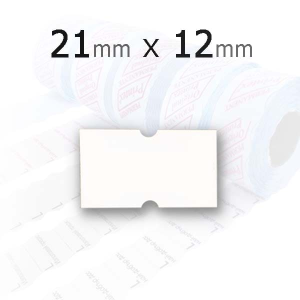 Etiketi 21x12mm-white