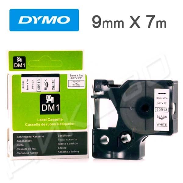 Касети Dymo LabelManager D1 9mmX7m white