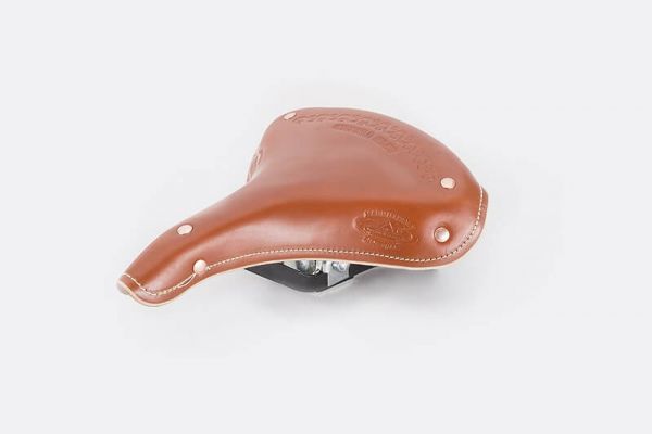 Włoskie siodło rowerowe skórzane - stylowe siodełko