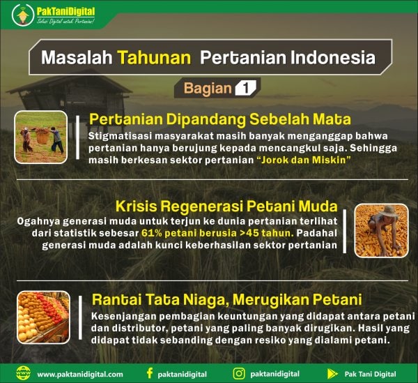 Masalah Menahun Pertanian di Indonesia