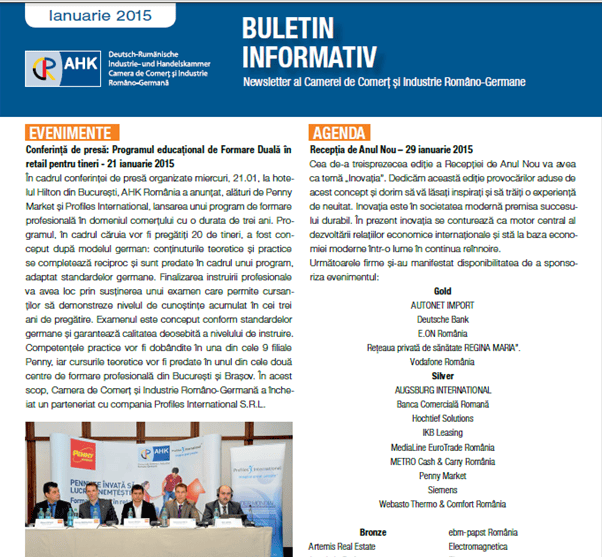 buletin informativ
