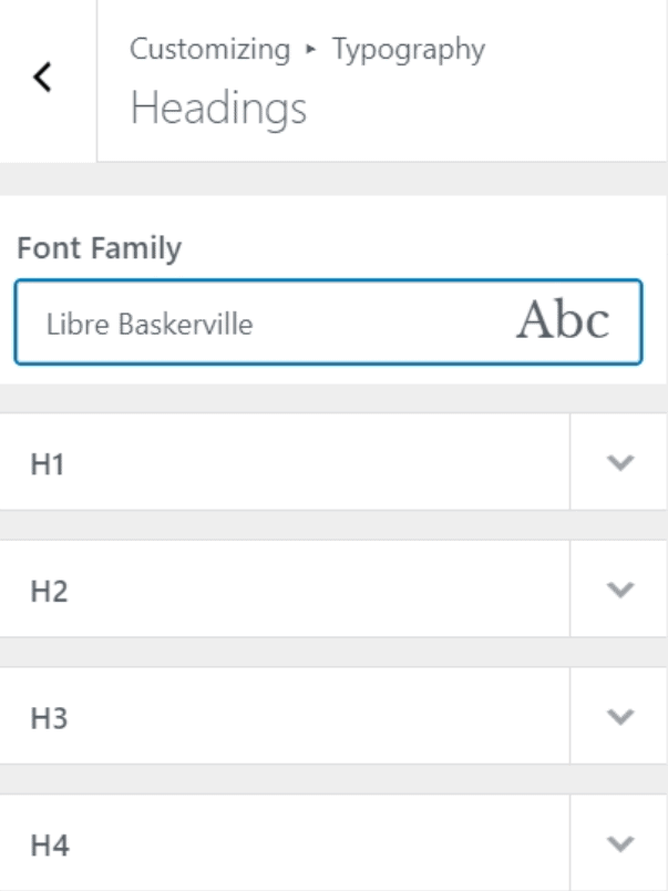 Customize fonts