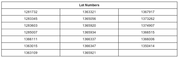 LotNumbers