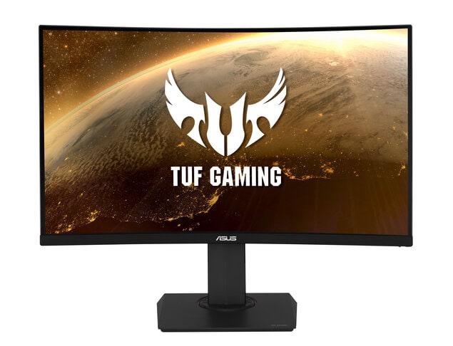 ASUS TUF Gaming VG32VQ 32 inch 2K HDR 144Hz Curved Gaming Monitor 1ms WQHD (2560 x 1440) Extreme Low Motion Blur, Speaker, Adaptive-Sync, FreeSync Premium 12 Vg32vq f