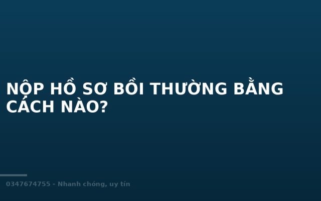BỊ TAI NẠN: TẠI SAO CẦN BẢN TƯỜNG TRÌNH TAI NẠN?