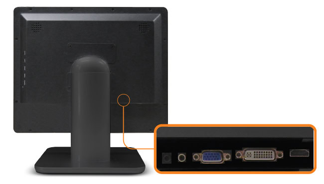 10-inch Desktop Touchscreen Input Source