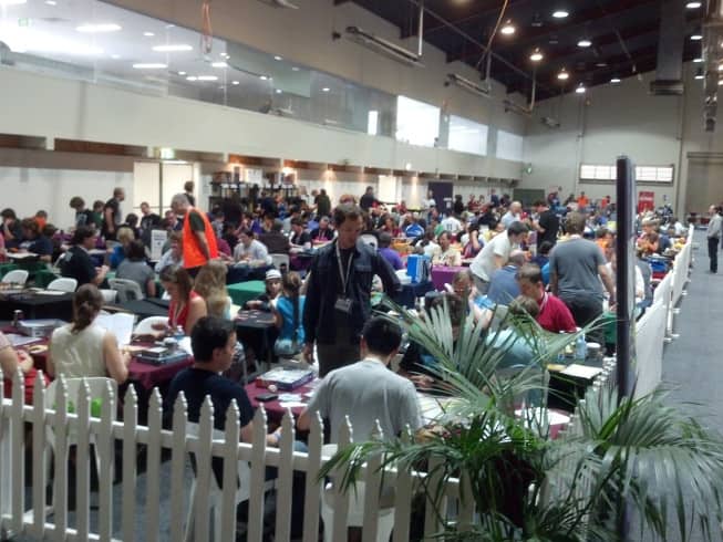 Player's area at Cancon 2015