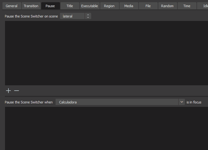 Advanced Scene Switcher pause