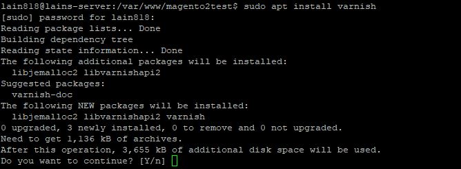 40. installing Varnish on our ubuntu system