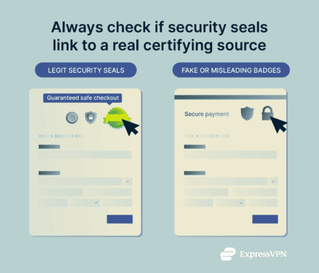 Illustration showing importance of checking for website privacy terms before sharing data.