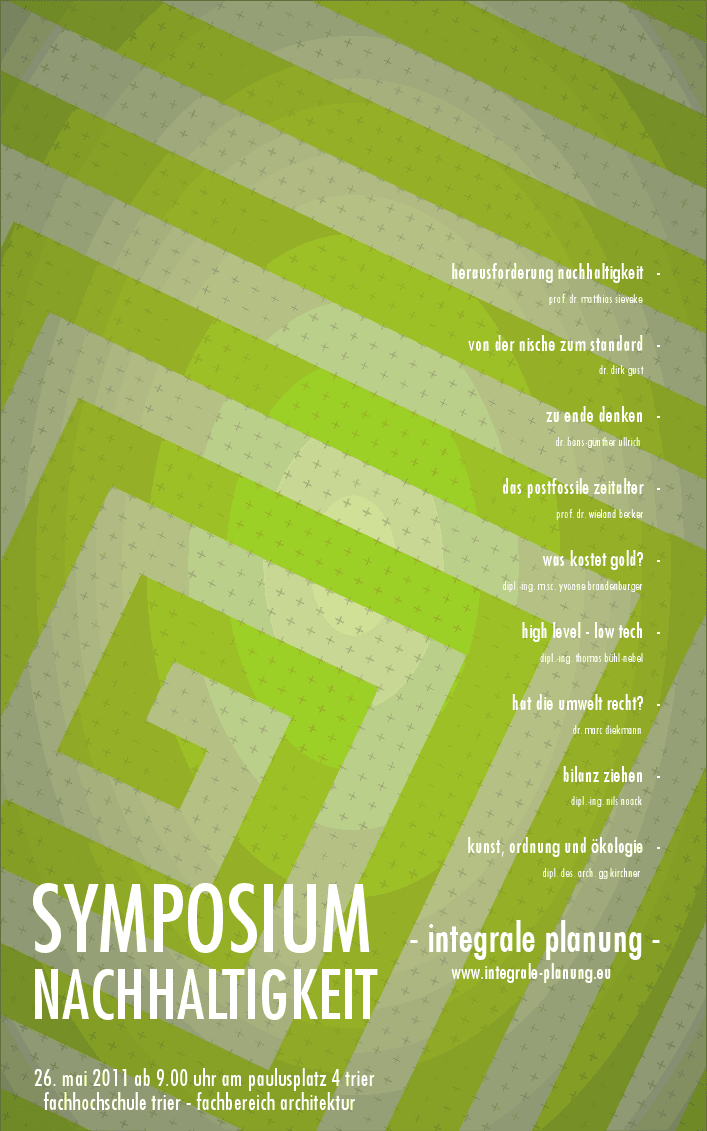 Symposium Nachhaltigkeit