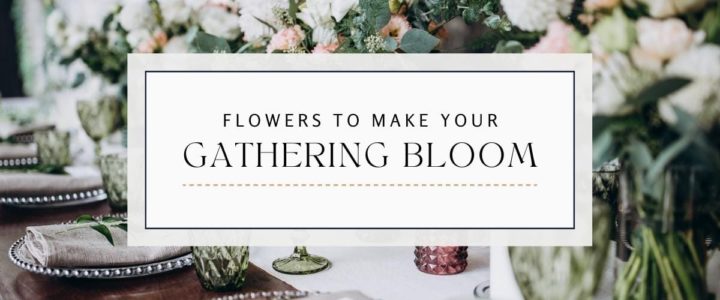 Special Life Celebrations that Call for Flowers & the Best Blooms for Each One Elegant-GatheringThatBlooms-blog