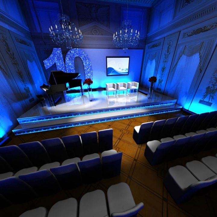 Wizualizacje 3D – wizualizacja scenografii eventu
