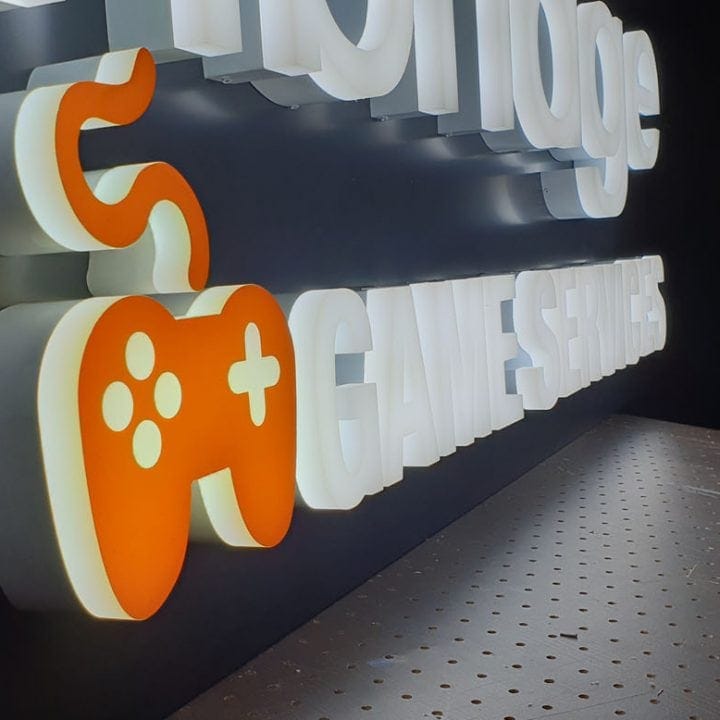 Logo podświetlane diodami LED