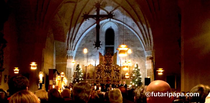 世界遺産でクリスマスコンサート。