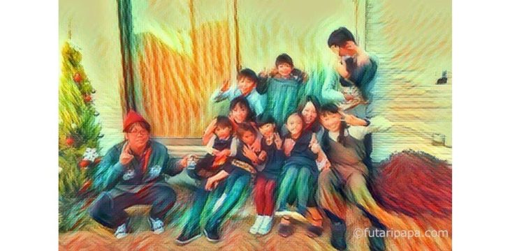 二十歳の甥っ子と、君もはいった集合写真
