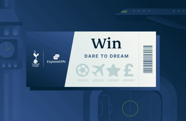 Tottenham Hotspur x ExpressVPN Dare to Dream competition concept image