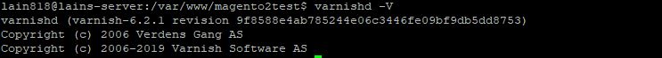 41. verify varnish version