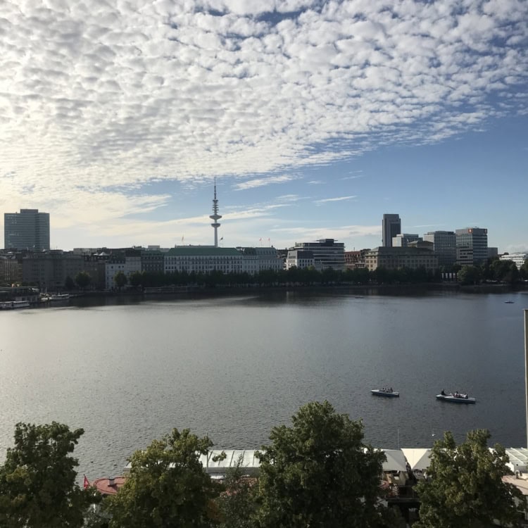 Alster Hamburg 30. Juli 2020