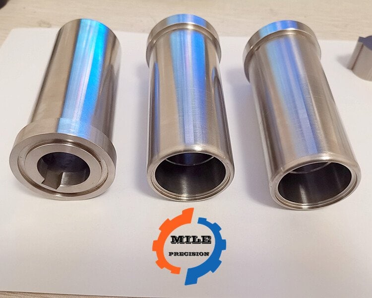 Customized turning of 316L motor accessories