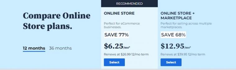 Bluehost website plan