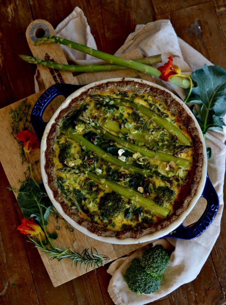 Brennessel Brokkoli Quiche