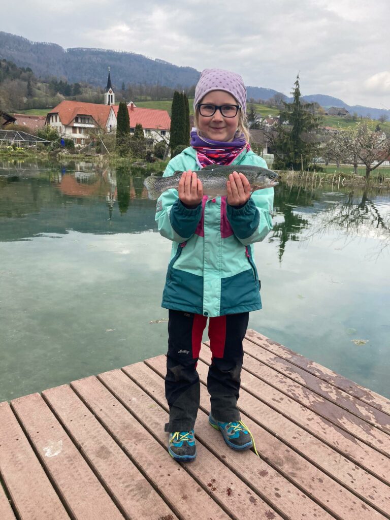 Kurse am schönen Forellenteich (SO) Angeln Schweiz